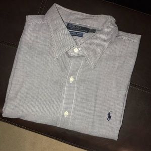 Men’s Button Up Long Sleeve Polo Size XXL EUC